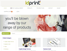 Tablet Screenshot of idprint.com.au